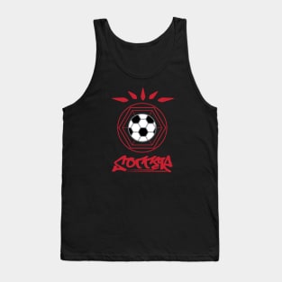 Soccer - Football In Unity Red Tank Top